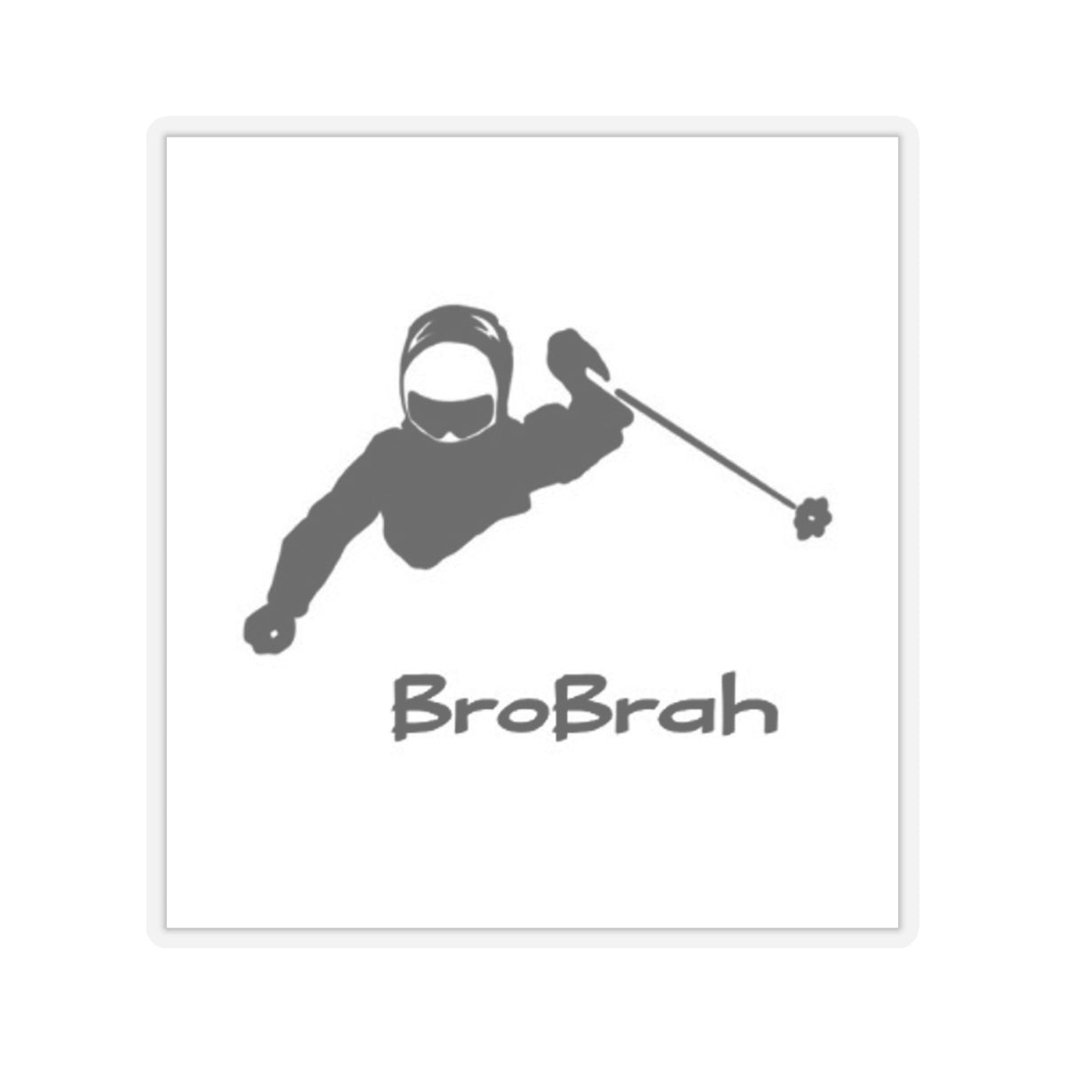 Sticker - Skier with Brand