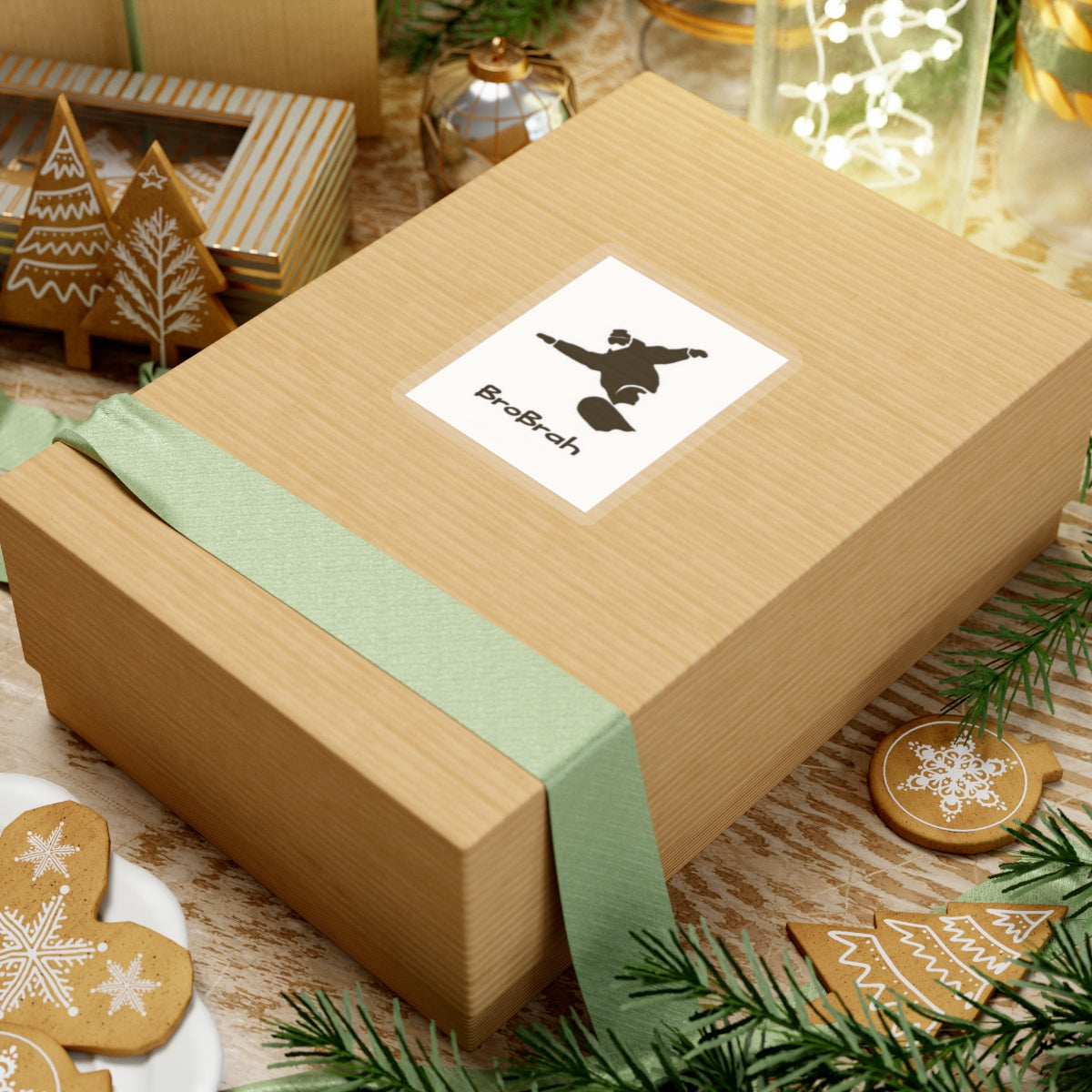 Sticker - Boarder with Brand